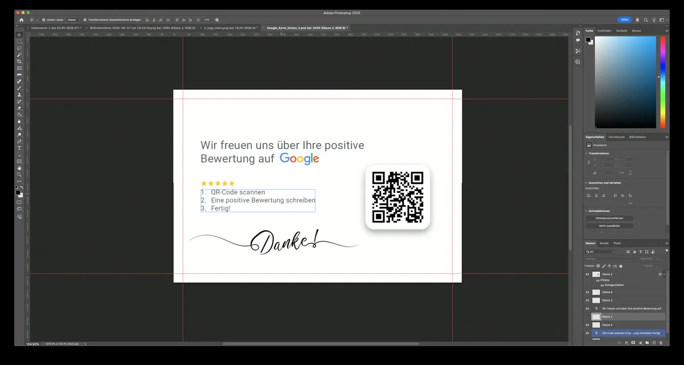 Google Bewertungskarte
